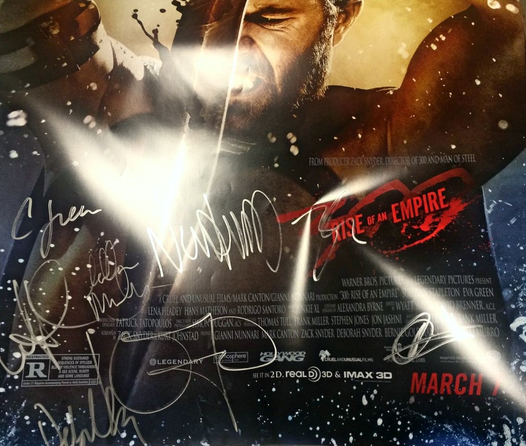 300ROAE Autographed poster